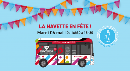 La Navette Cœur d’Agglo fête son anniversaire