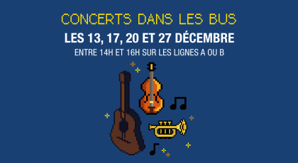 Des concerts dans les bus