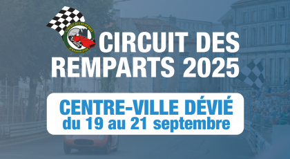 Circuit des Remparts, du vendredi 19 au dimanche 21 septembre 2025