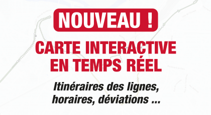 Nouvel outil : suivez votre ligne en temps réel sur une carte interactive