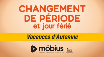 Changement de période : Vacances d'automne 2025