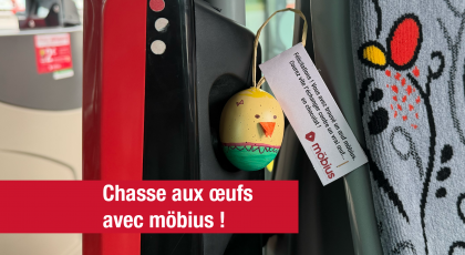 Chasse aux œufs : Ouvrez l’œil sur votre trajet möbius !